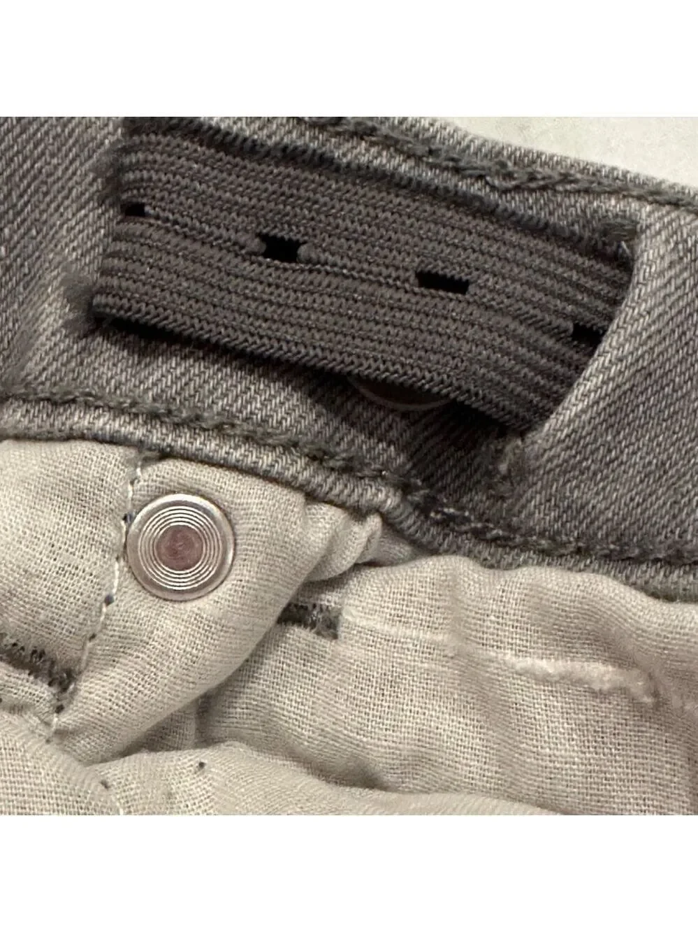 Old Navy Toddler Boys Jeans 5T Gray Karate Indigo Adjustable Waist Built In Flex